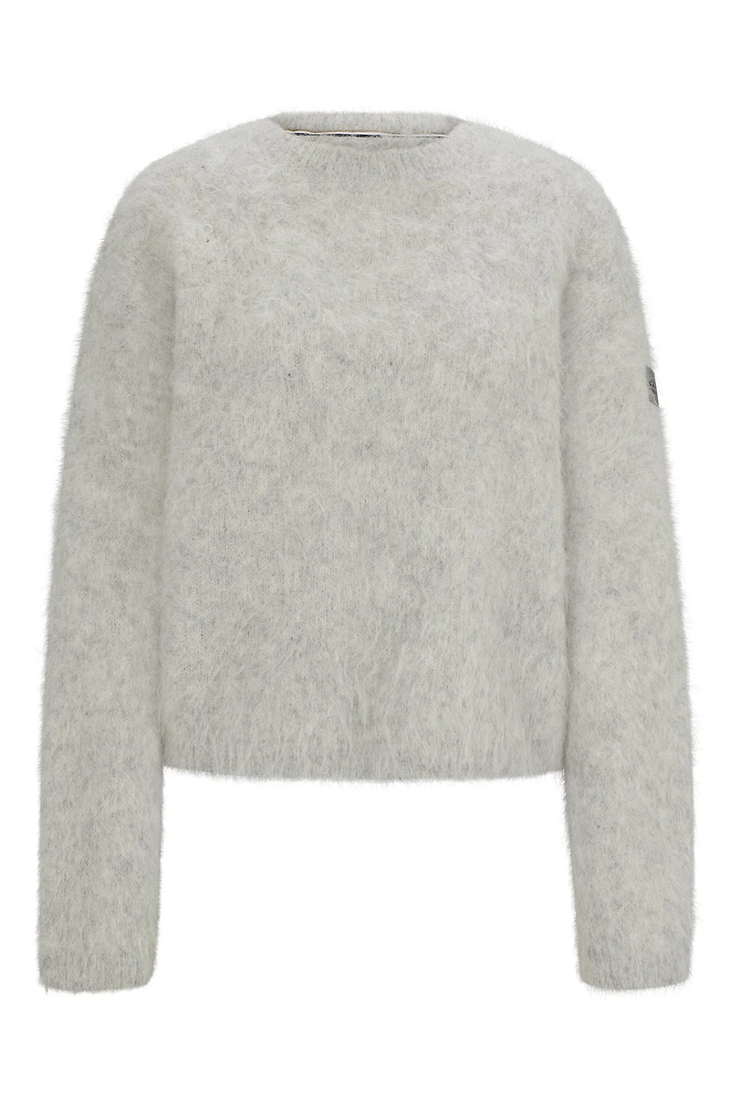 Equestrian voluminous sweater an alpaca blend