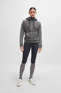 Equestrian hybrid hoodie with teddy body and hood