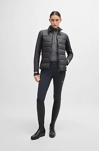 Equestrian logo-patch sweatshirt fleece