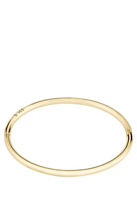 Gold-tone bangle with logo detail