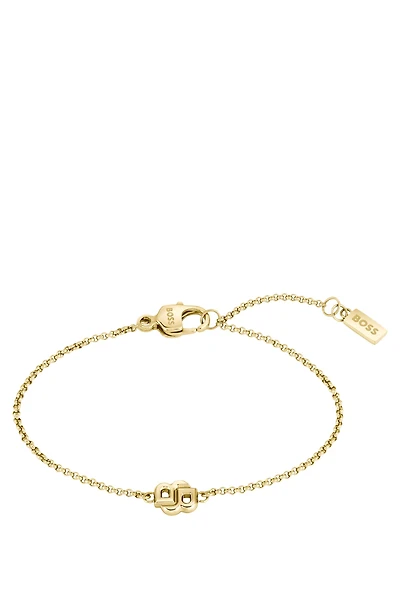 Gold-tone chain bracelet with Double B monogram