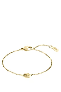 Gold-tone chain bracelet with Double B monogram