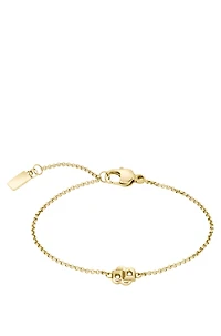Gold-tone chain bracelet with Double B monogram