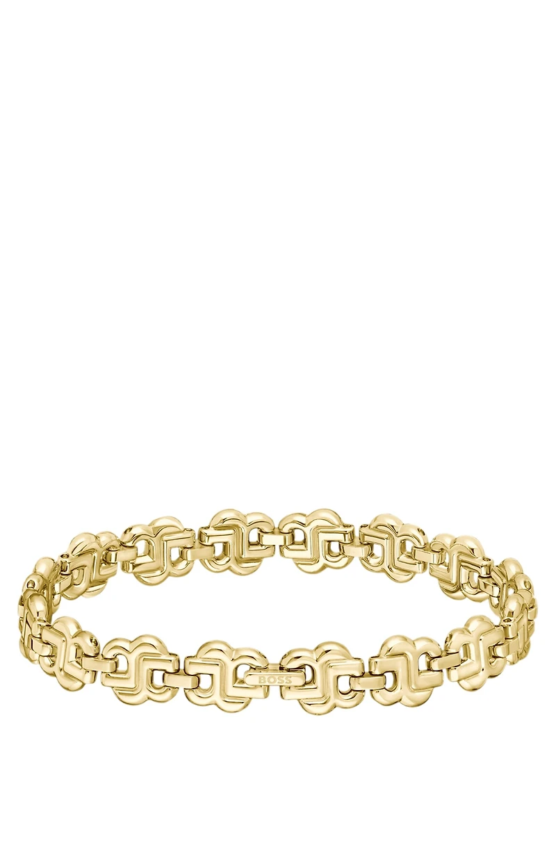 Gold-tone bracelet with Double B monograms
