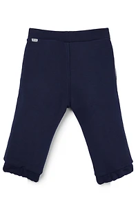 Kids' tracksuit bottoms with logo print