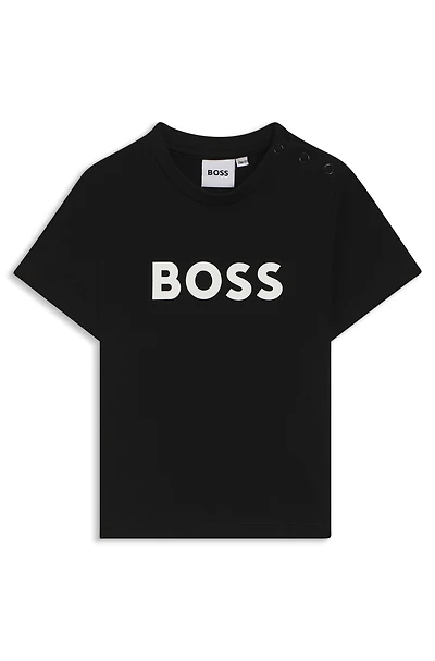 Kids' logo-print loungewear T-shirt cotton