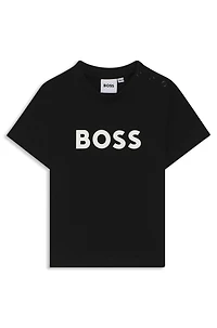 Kids' logo-print loungewear T-shirt cotton