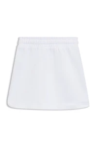 Kids' skirt cotton with logo-engraved press studs