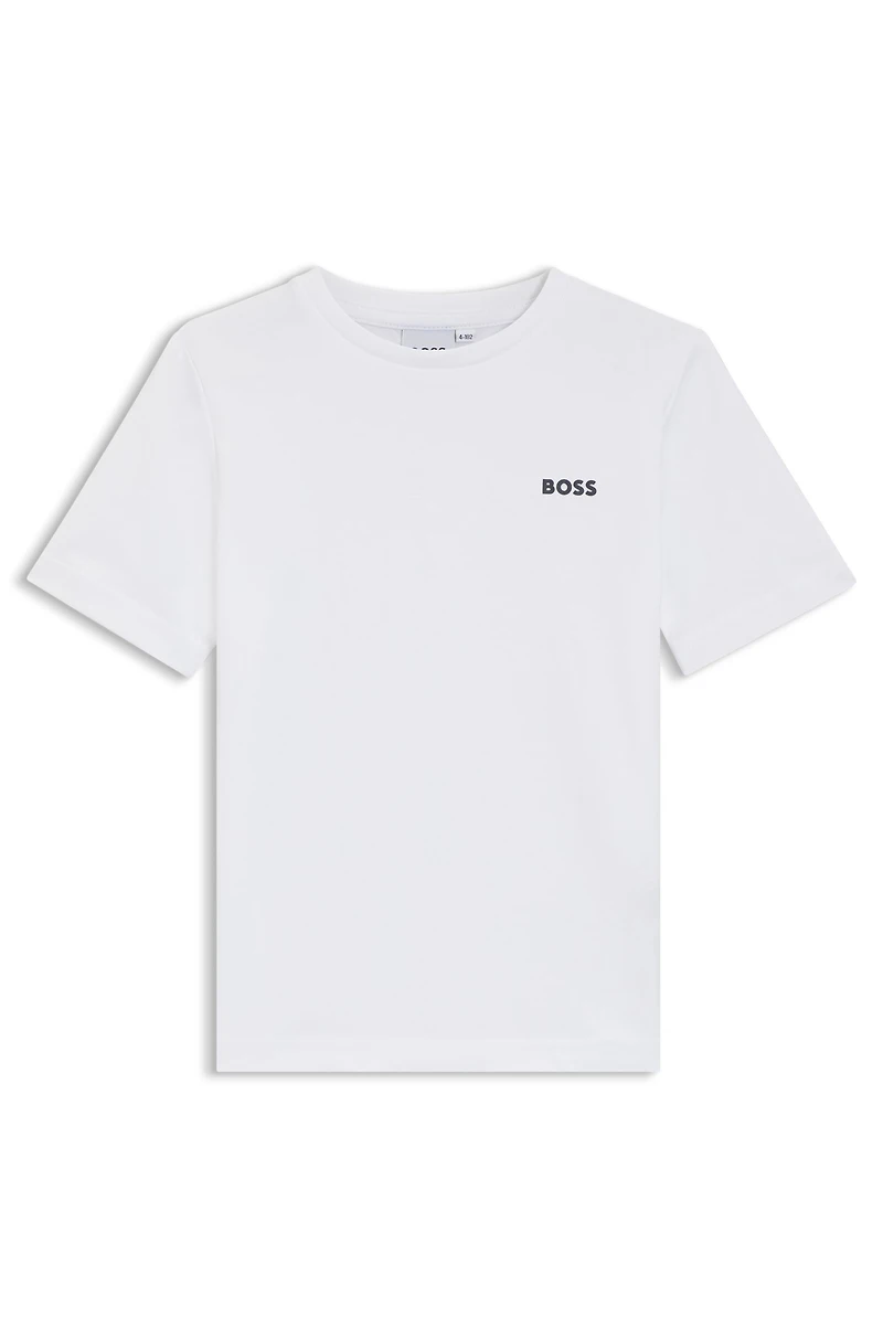 Kids' logo-print T-shirt cotton jersey