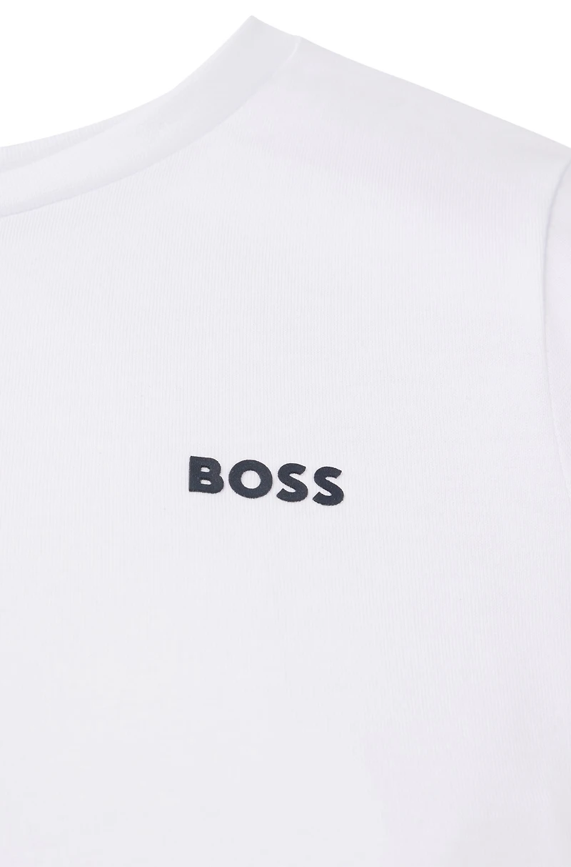 Kids' logo-print T-shirt cotton jersey