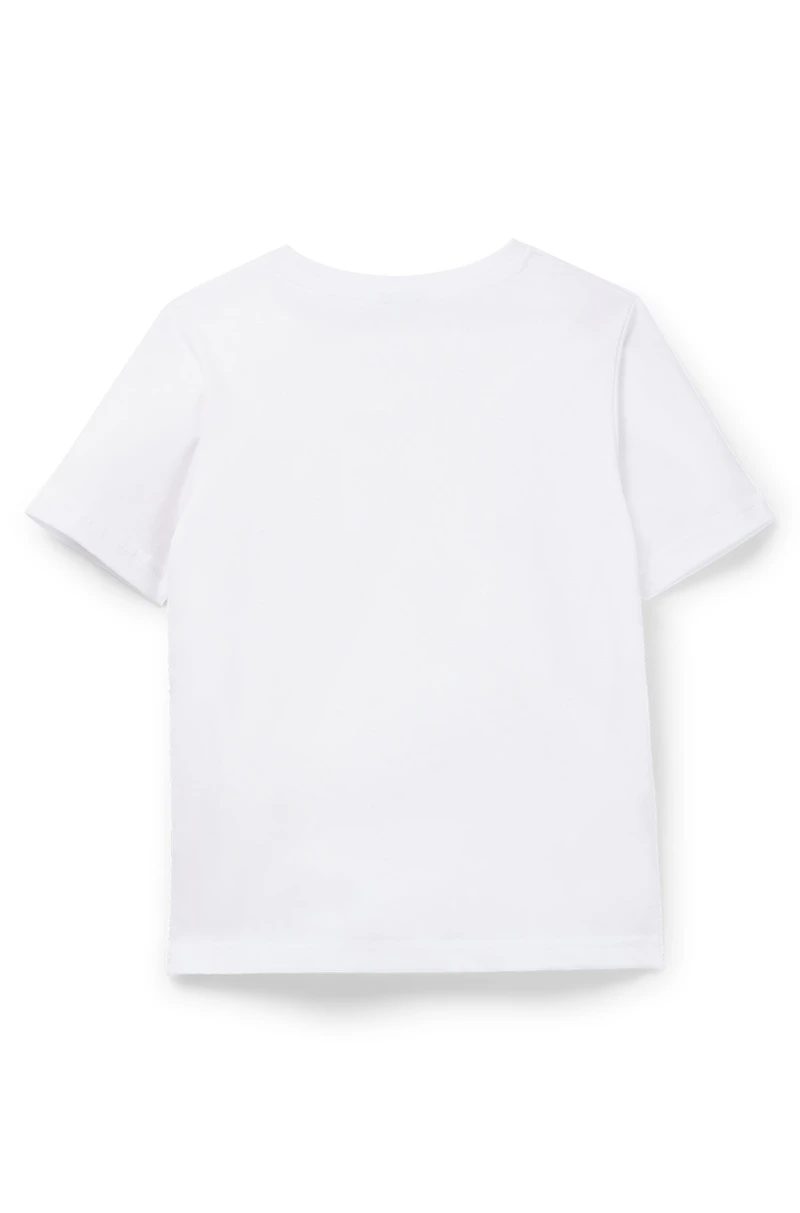 Kids' logo-print T-shirt cotton jersey