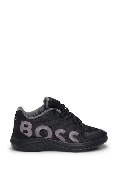 Kids' trainers with 3D-effect logo