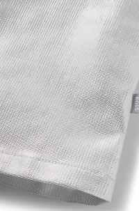 Kids' metallic-effect T-shirt dress with logo print