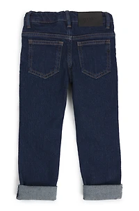 Kids' slim-fit jeans with Double B monogram rivet