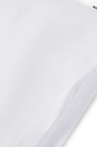 Kids' regular-fit T-shirt cotton with slogan artwork