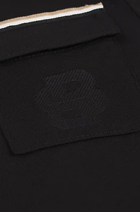 Kids' T-shirt cotton with embroidered Double B monogram