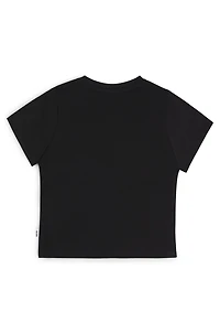 Kids' T-shirt cotton with embroidered Double B monogram