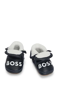 Gift-boxed leather slippers for babies