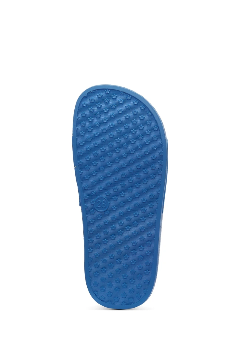 Kids' slides with logo uppers