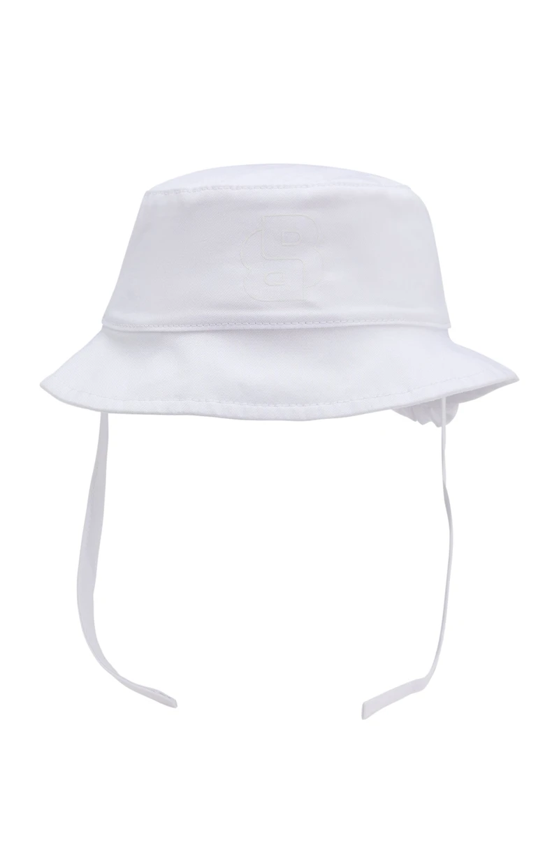 Baby bucket hat cotton with Double B monogram