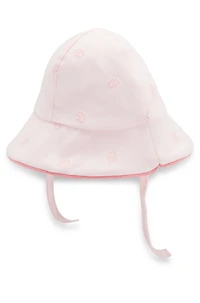 Baby hat cotton with Double B monograms