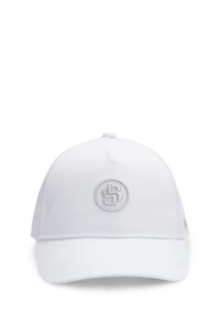 Kids' twill cap with Double B monogram