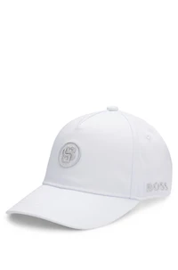 Kids' twill cap with Double B monogram