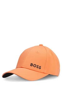 Kids' cap with contrast logo print