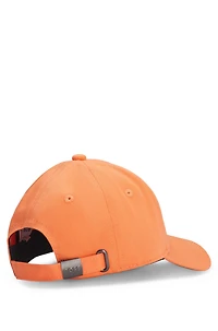 Kids' cap with contrast logo print
