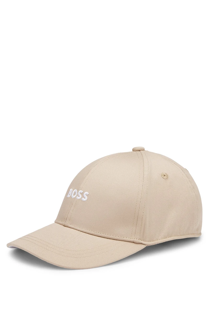 Kids' twill cap with embroidered logo