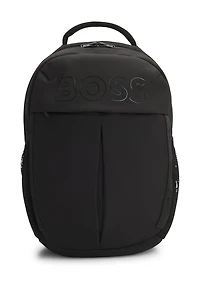 Kids' ripstop backpack with silicone logo