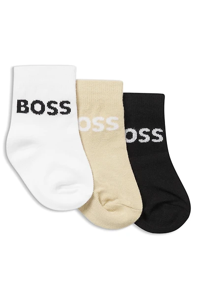 Three-pack of kids' socks a cotton blend