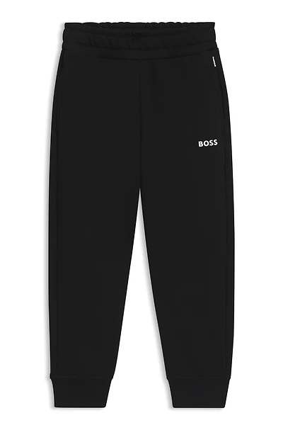 Kids' tracksuit bottoms with logo print
