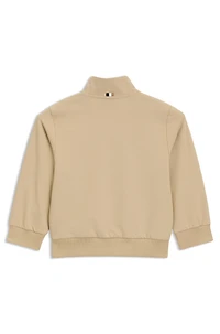 Kids' zip-up jacket with Double B monogram