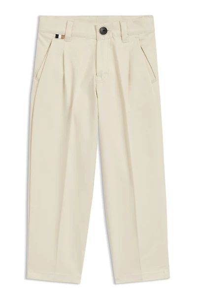 Regular-fit chinos stretch cotton twill