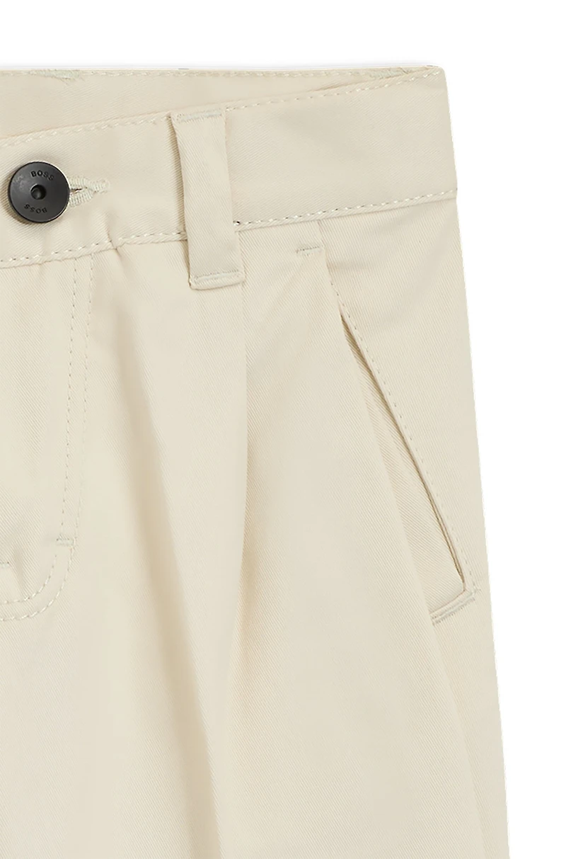 Regular-fit chinos stretch cotton twill