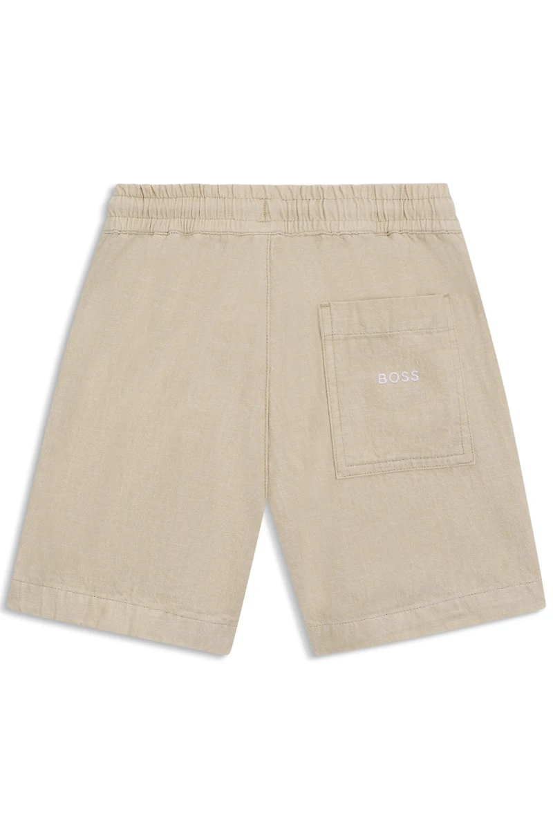 Kids' shorts linen and cotton