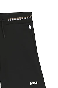 Kids' shorts with striped waistband