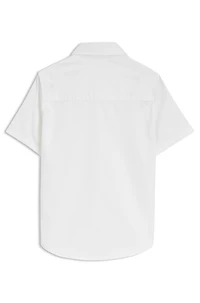 Regular-fit shirt Oxford cotton and linen