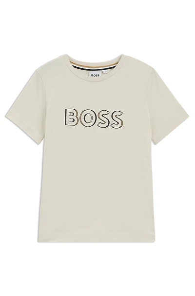 Slim-fit T-shirt cotton with collection print