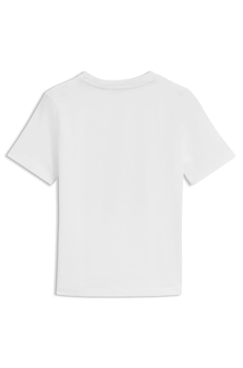 Kids' T-shirt cotton with monogram artwork