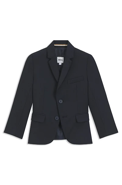 Slim-fit jacket a stretch-wool blend