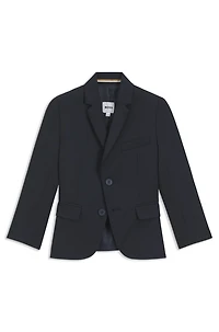 Slim-fit jacket a stretch-wool blend