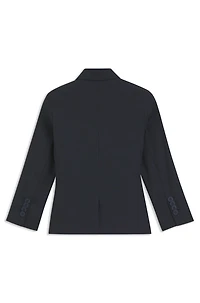 Slim-fit jacket a stretch-wool blend