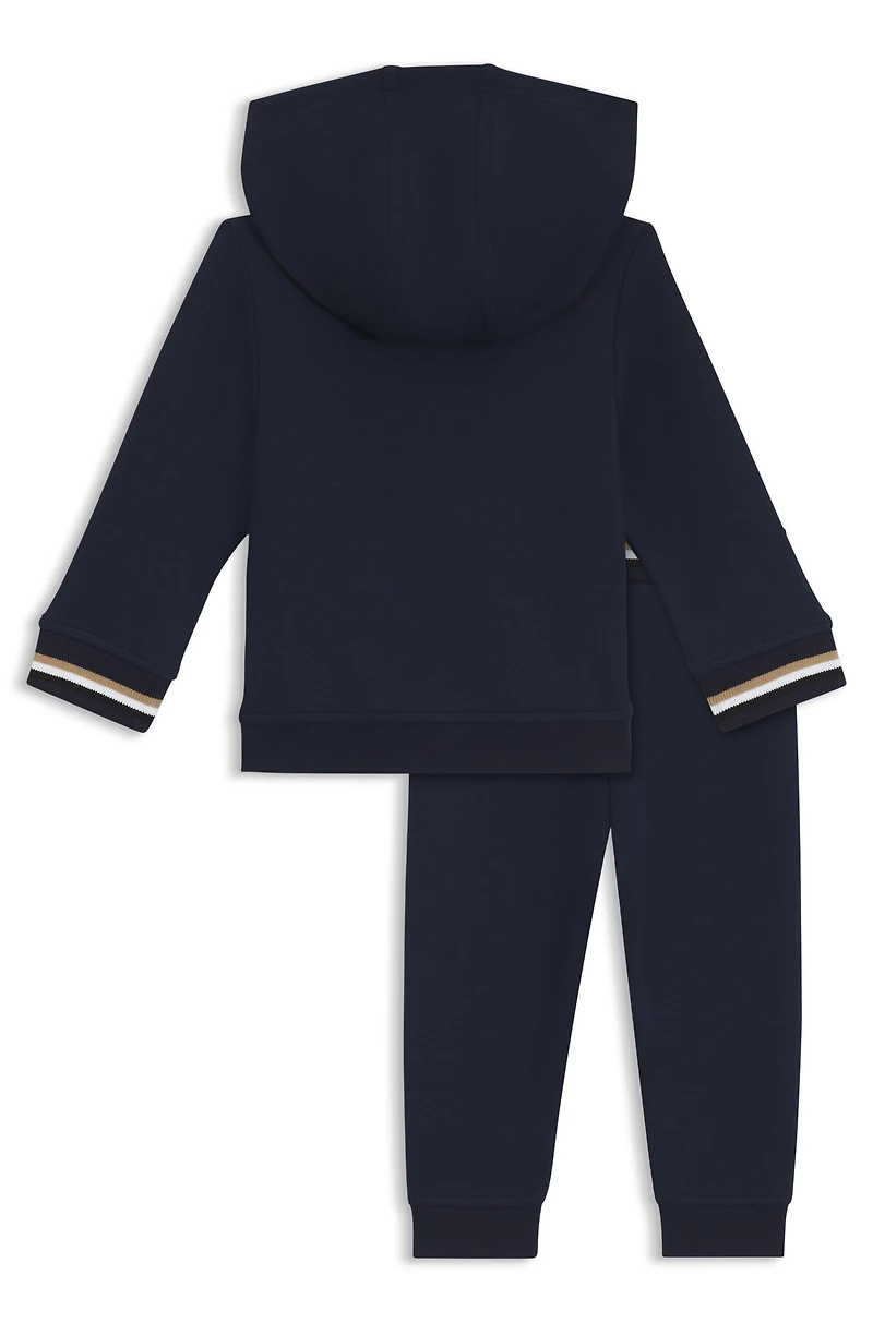 Kids' tracksuit with contrast branding