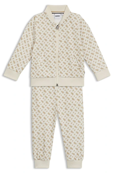 Kids' tracksuit with all-over monogram pattern