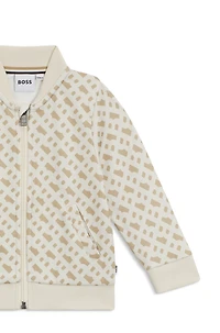 Kids' tracksuit with all-over monogram pattern