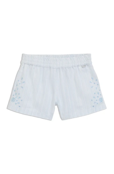 Kids' shorts with broderie anglaise