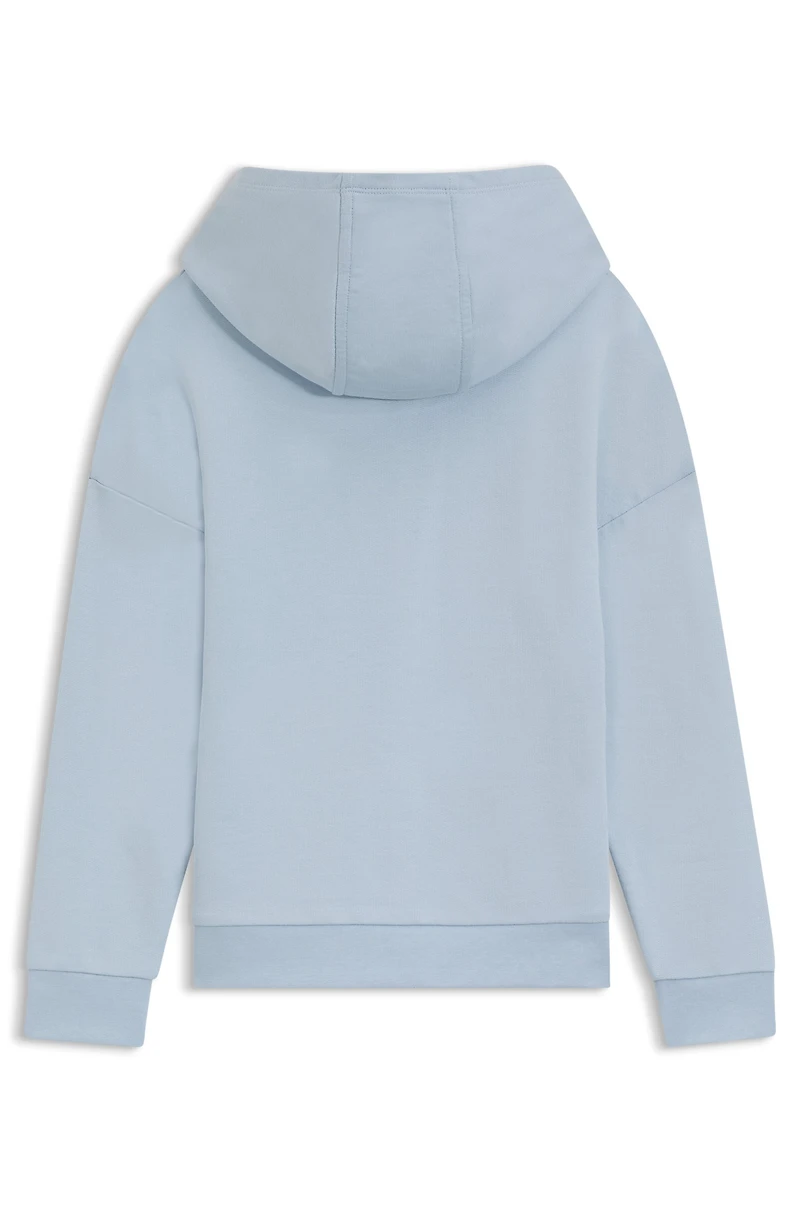 Kids' stretch-cotton hoodie with Double B monogram
