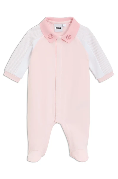 Baby sleepsuit terry and jersey